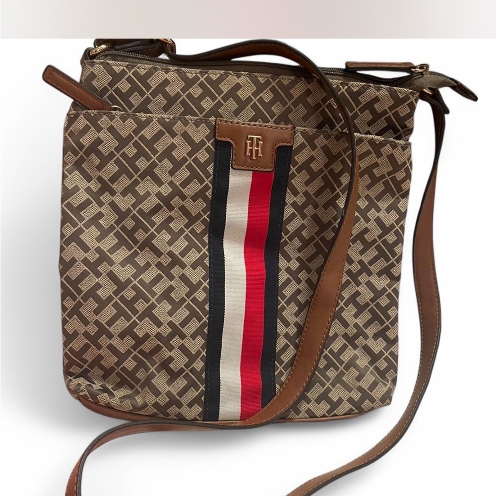 Tommy Hilfiger Crossbody Bag with Logo Pattern